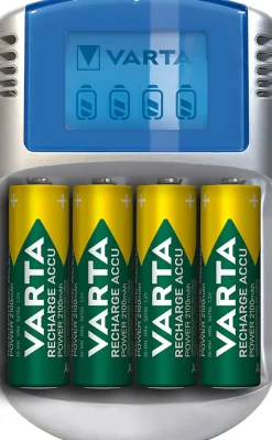 Chargeur de piles rapide Varta + 4 piles AA - R06
