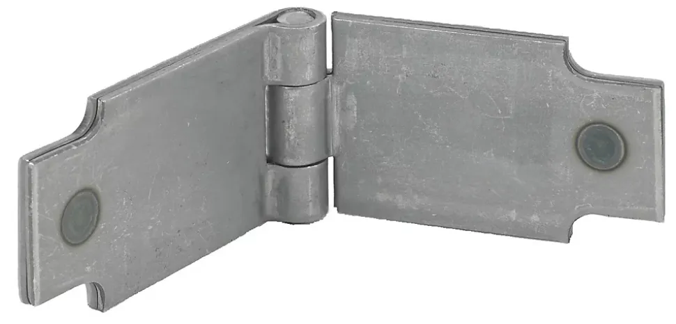 Charnière à souder fine courte 120x30mm acier brut - FAURE & FILS - 9220300