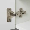 Charnière invisible key hole acier nickelé pour porte Diall Ø26 mm 92°, lot de 2