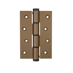 Charnière simple action à ressort, 120X40 mm, en aluminium anodisée bronze, pour porte de 40 mm