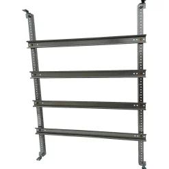 Chassis Modulaire 112 Modules Pour Coffret Polyester Abb Aria 86 - 5 Rangées De 2x 18 Modules