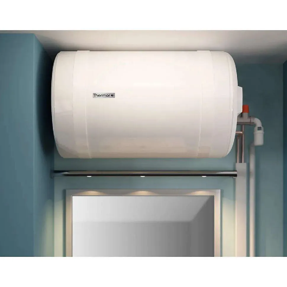Chauffe eau électrique Blindé Horizontal raccordement latéral - Monophasé - 150l - 2000W - Horizontal mural - Diamètre : 513 - Ha