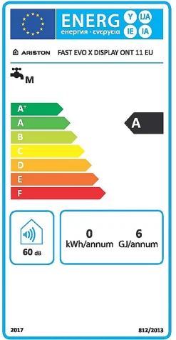Chauffe-eau gaz instantané Ariston Fast Evo X 11 - gaz naturel