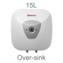 Chauffe-eau électrique HIT PRO 15L Thermex, Installation au-dessus de l'évier arrivées d'eau en bas