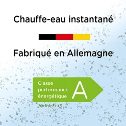 Chauffe-eau électrique instantané Saniself sous évier 4.4 kW