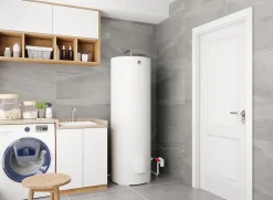 Chauffe-eau électrique STEATIS (300L) - Hauteur: 1,78 m - Capacité 300 L - Blanc - Classe énergétique : C
