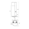 Chauffe-eau thermodynamique CALYPSO connecté mural - Capacité 150L