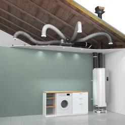 Chauffe-eau thermodynamique AQUACOSY EVOLUTION 185L Avec ventilateur - ATLANTIC - 350202