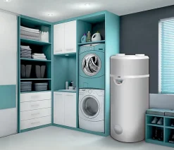 Chauffe-eau thermodynamyque EDEL - EDEL 270 Air D/2- SOL Chauffe-eau Thermodynamique 270L. Au Sol - Mono - Cuve inox