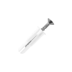 Cheville Crampon blanc ø6 mm + vis, 20 pièces