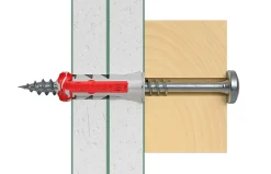 Cheville en nylon Fischer DuoPower tous matériaux 10x50 mm, 8 pièces