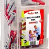 Cheville Fischer DuoPower 30 x ø5 x l.25 mm / 35 x ø6 x l.30 mm / 20 x ø8 x l. 40 mm