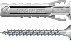 Cheville nylon pour matériaux pleins Fischer SX PLUS 8x40 mm S BTE, 50 pièces