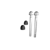 Cheville pour sol Prestio béton avec capuchon anthracite Kordo, lot de 2