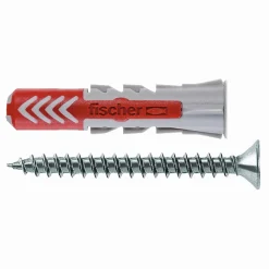 Cheville tous matériaux DuoPower FISCHER 12x60 avec vis - Boîte de 10 - 538248