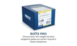 Chevilles nylon avec collerette