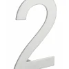 Chiffre 2 à visser, inox, H.100mm - THIRARD