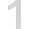 Chiffre 1 adhésif, inox, H.76mm - THIRARD