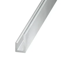 Cimaise aluminium brut 20 x 10 x 10 mm, 1 m