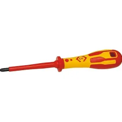 C.K Dextro T49142-1 VDE Tournevis cruciforme PH1 80 mm, manche bi-matière isolé