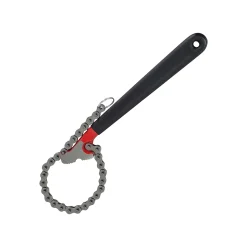 Clé à chaîne en acier au carbone ouverture maxi 115 mm longueur 300 mm