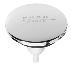 Clapet Quick-Clac pour lavabo et baignoire ø 65 mm Wirquin