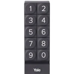 Clavier à code connecté Yale noir compatible serrure connectée