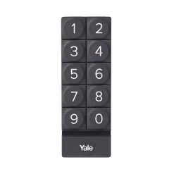 Clavier à code connecté Yale noir compatible serrure connectée