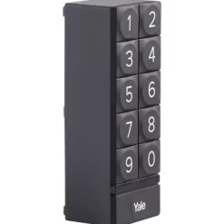 Clavier à code connecté Yale noir compatible serrure connectée