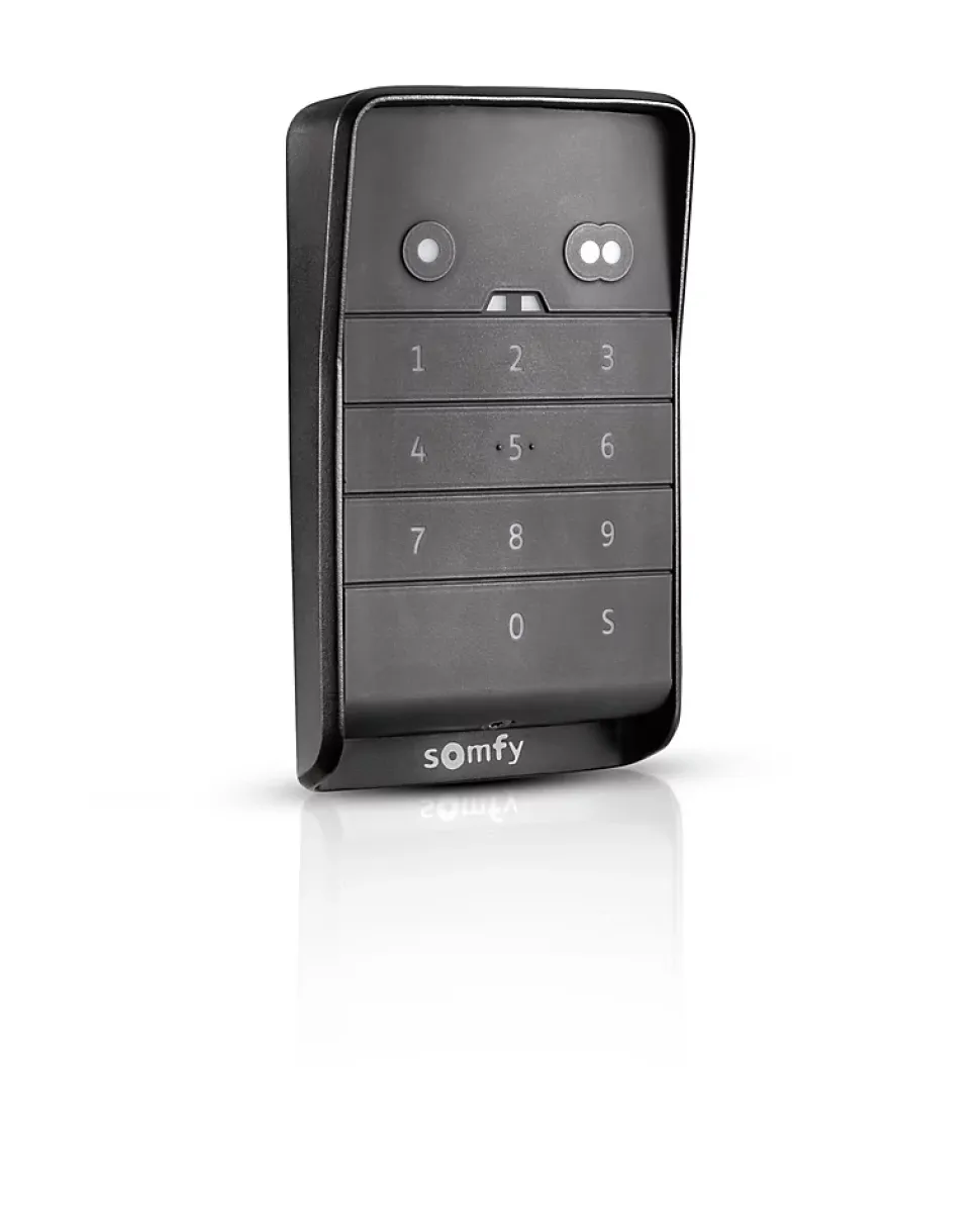 Clavier à code RTS pour portail et/ou porte de garage motorisés radio RTS Somfy