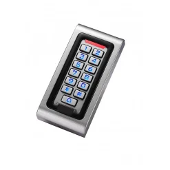 Clavier digicode et badge métal antivandale pour portail