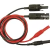 Cliff CIH7250 Set de cordons de mesure MC4 MC mâle et femelle vers fiche 4 mm, 1 m, rouge et noir