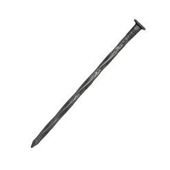 Clou Pointes Tête plate acier torsadées d 3.7 x L 90 mm Boite de 5 kg