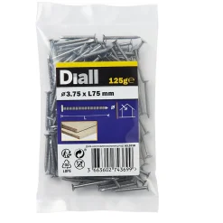 Clous à tige annelée 3,75x75 mm - sachet de 125g Diall