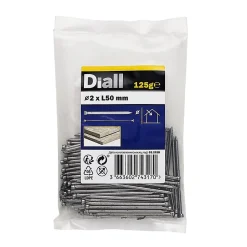 Clous à tête d'homme ronde en acier galvanisé 2x50 - 125g