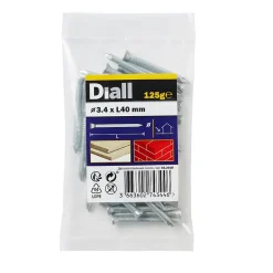 Clous de maçon en acier galvanisé 3,4x40 - 125g