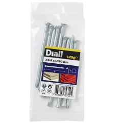 Clous de maçon en acier galvanisé 4,6x100 - 125g