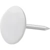 Clous tapissiers blancs - sachet de 50 pièces Diall