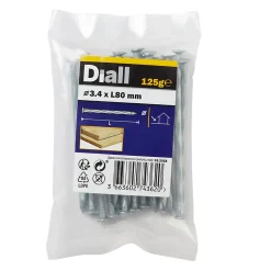 Clous torsadés en acier galvanisé 3,4x80 - 125g
