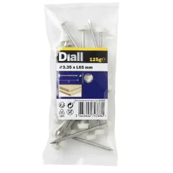 Clous UPVC en acier inoxydable A4 3,35x65 - 125g