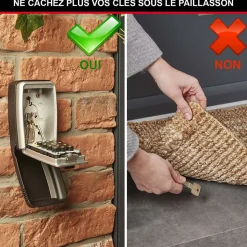 Coffre à clés mural Masterlock 5412EURD