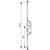 Coffre de serrure principal SECURY X 45/92 têtière 16mm longueur 649,5mm cote D 310mm - FERCO - 6-39046-17-0-1