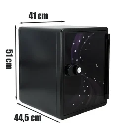 Coffre fort ignifuge 40L Anti feu 1H Electronique a code fixation sol FS-FM40 Reskal Couleur - Violet