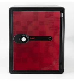 Coffre fort ignifuge 40L Anti feu 1H Electronique a code fixation sol FS-FM40 Reskal Couleur - Rouge