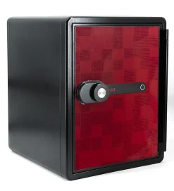 Coffre fort ignifuge 40L Anti feu 1H Electronique a code fixation sol FS-FM40 Reskal Couleur - Rouge