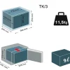 Coffre-fort à clé à emmurer TK/3 - 9 L - TECHNOSAFE