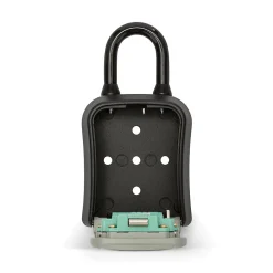 Coffre-fort à clés. Modèle de base avec cadenas. Gris