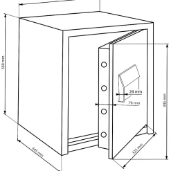 Coffre-fort Burg-Wachter CL 440 K - 50 L