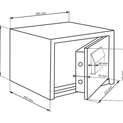 Coffre-fort Burg-Wachter Combi-line CL 420 E
