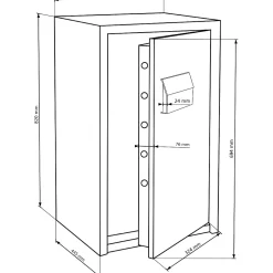 Coffre-fort Burg-Wachter combi-line CL 460 E